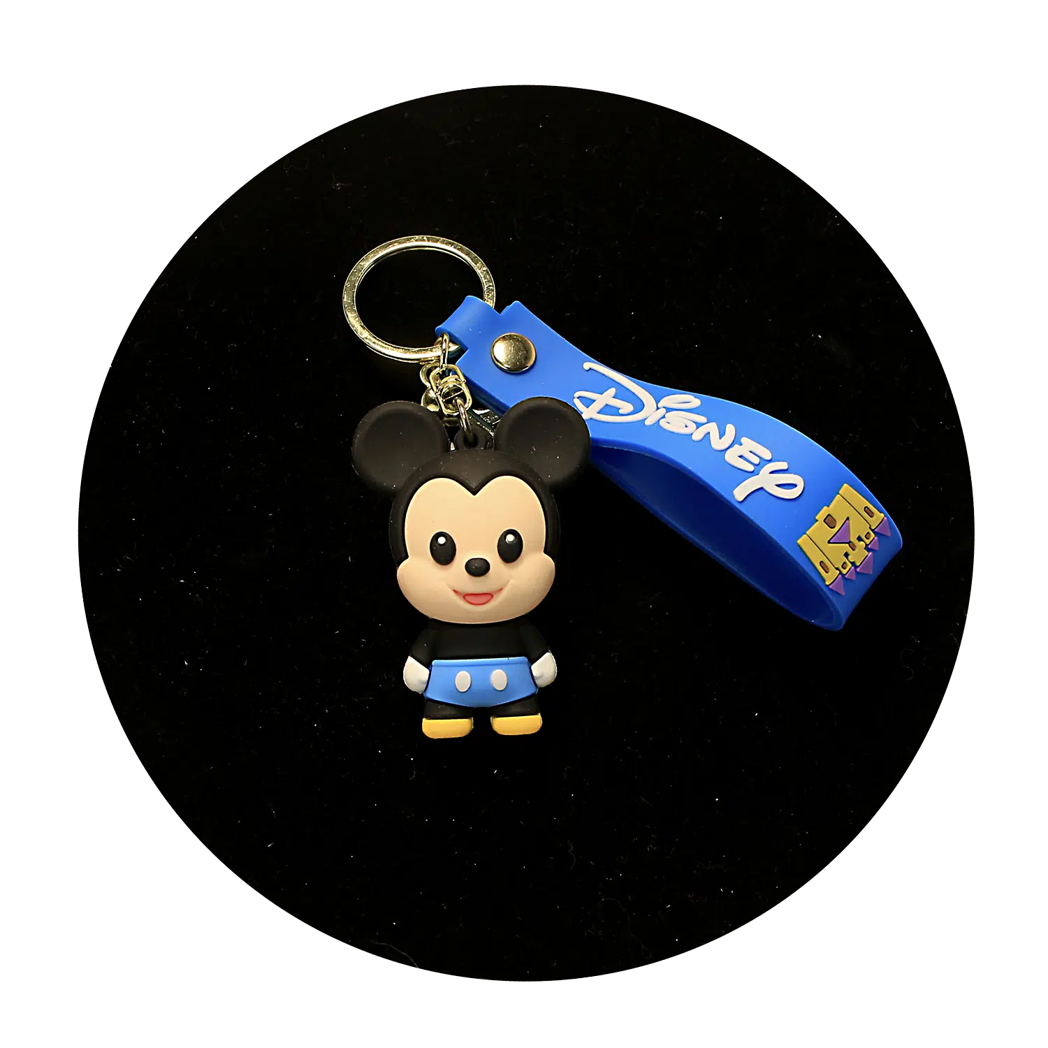 KSB-462 Disney – Mickey Mouse (Blue) – Keychain With Silicone Band