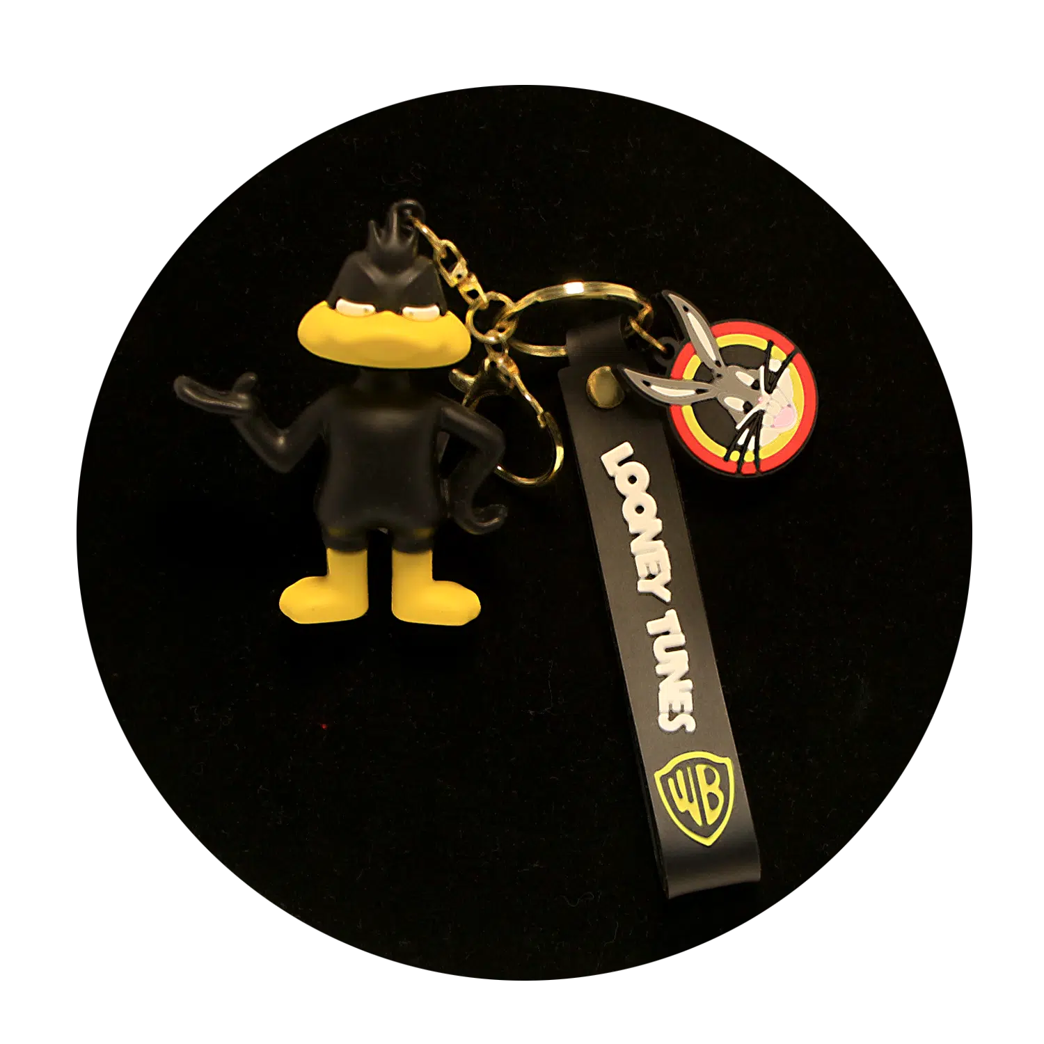 KSB-463 Looney Tunes – Daffy Duck – Keychain With Silicone Band
