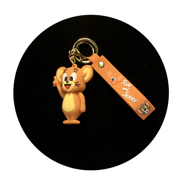 KSB-464 Looney Tunes - Jerry- Keychain With Silicone Band