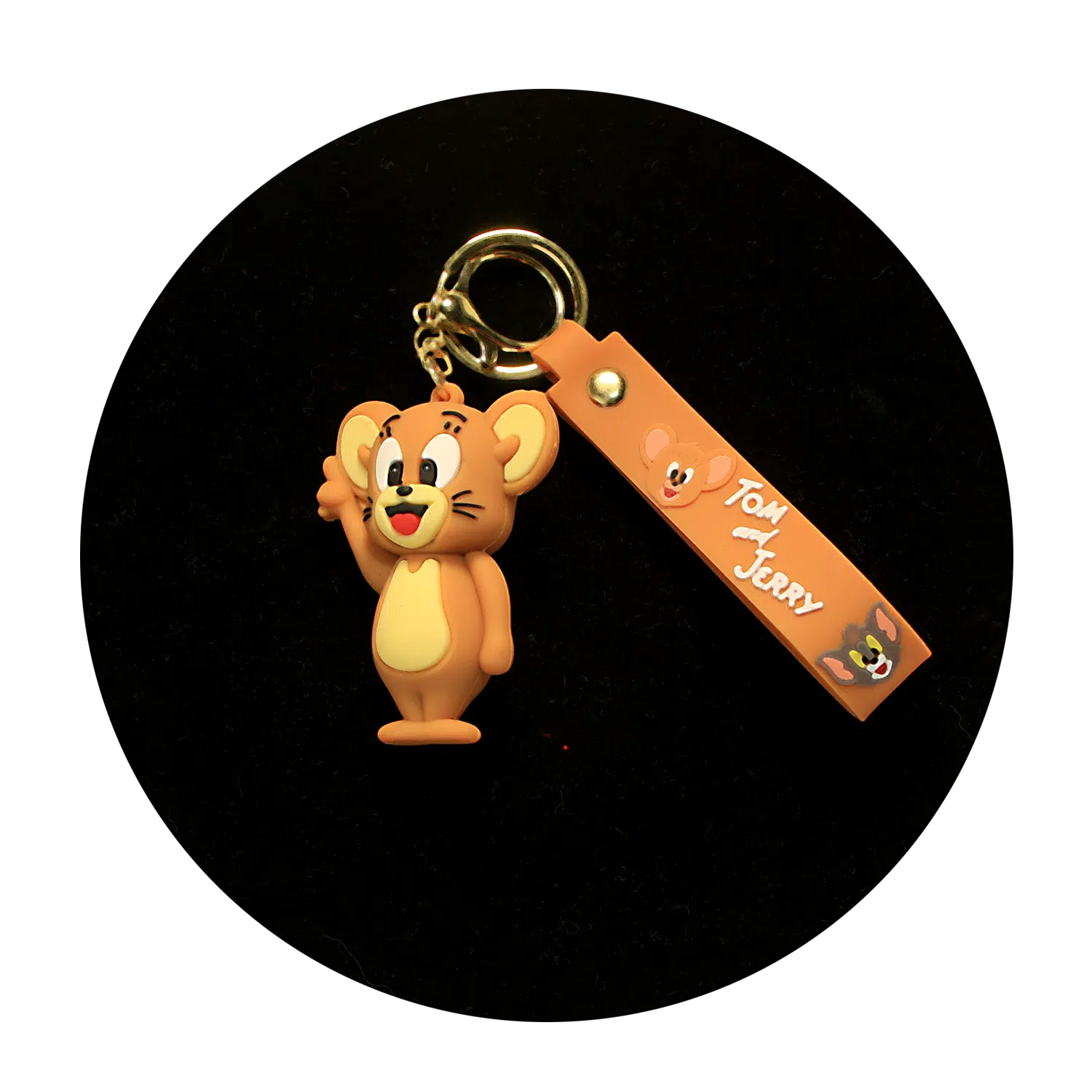KSB-464 Looney Tunes – Jerry- Keychain With Silicone Band