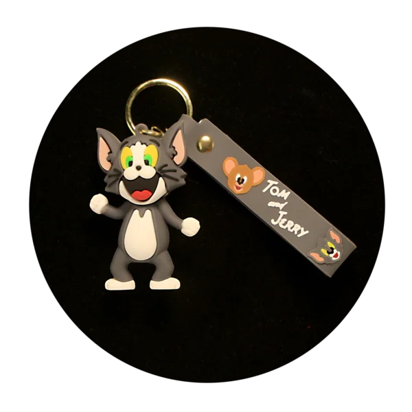 KSB-465 Looney Tunes - Tom - Keychain With Silicone Band