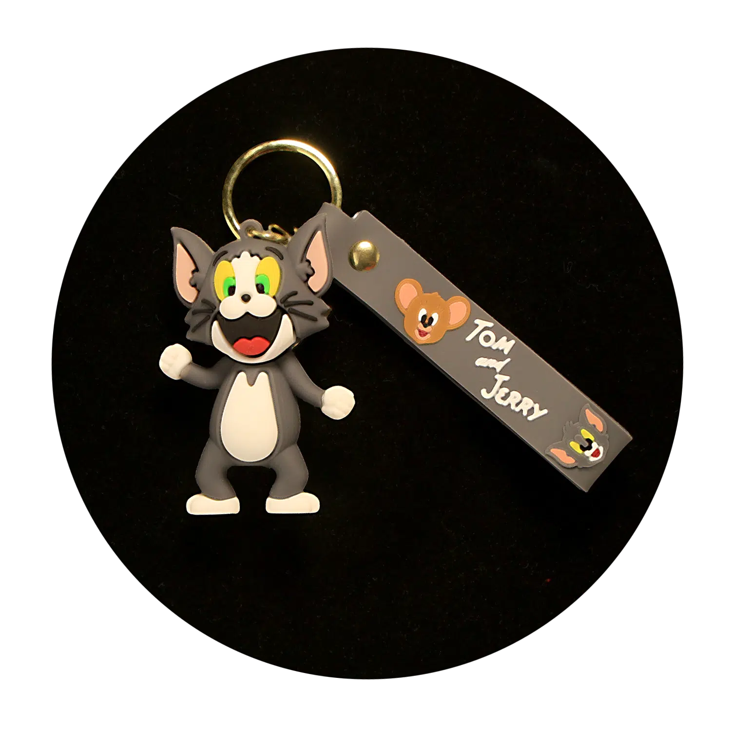 KSB-465 Looney Tunes – Tom – Keychain With Silicone Band