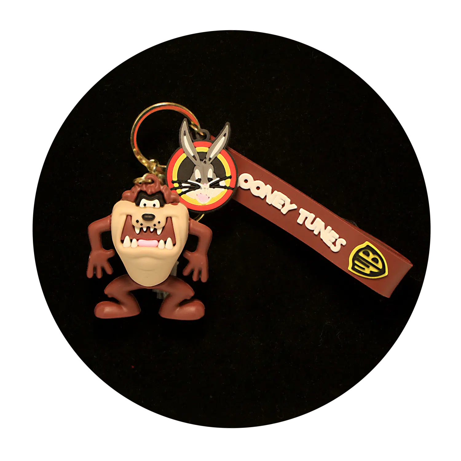 KSB-470 Looney Tunes – Tasmanian Devil 02 – Keychain With Silicone Band