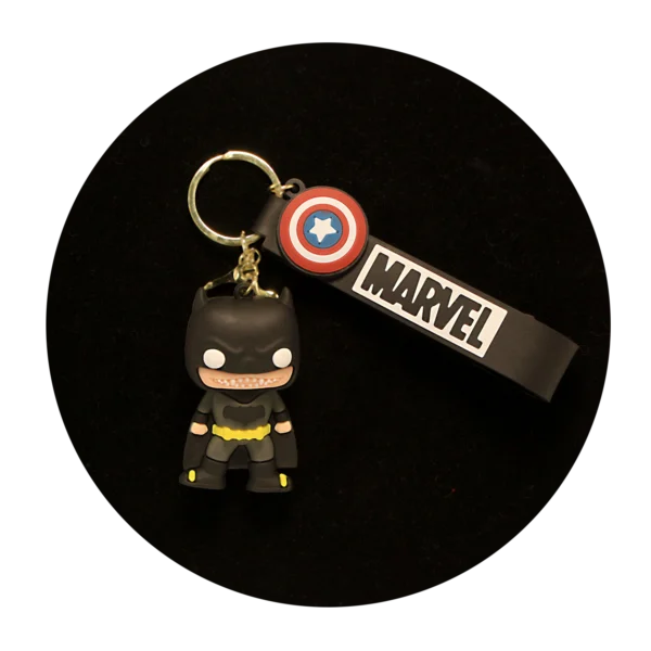 KSB-475 Marvel - Batman 02 - Keychain With Silicone Band