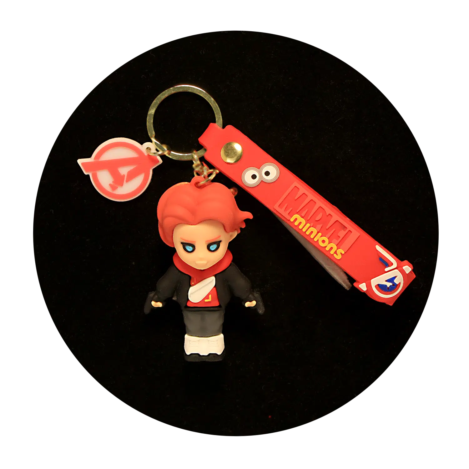 KSB-478 Marvel – Black Widow – Keychain With Silicone Band