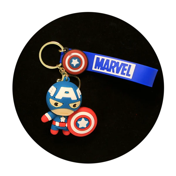 KSB-479 Marvel - Captain America 01 - Keychain With Silicone Band
