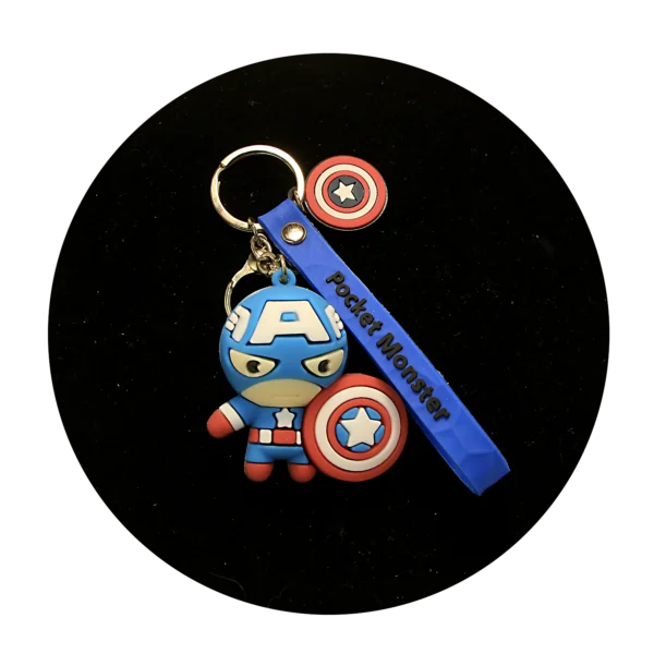 KSB-480 Marvel - Captain America 02 - Keychain With Silicone Band