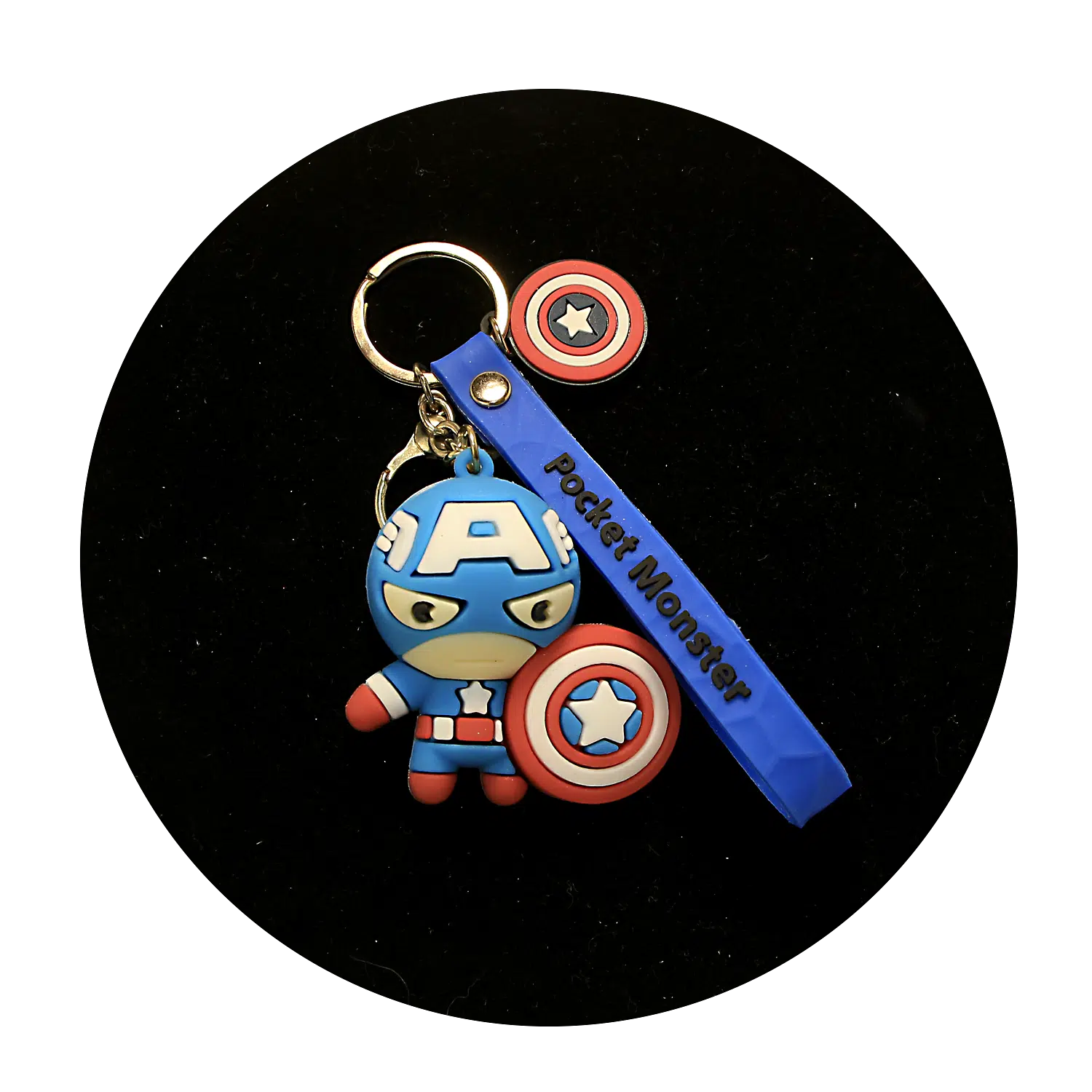 KSB-480 Marvel – Captain America 02 – Keychain With Silicone Band