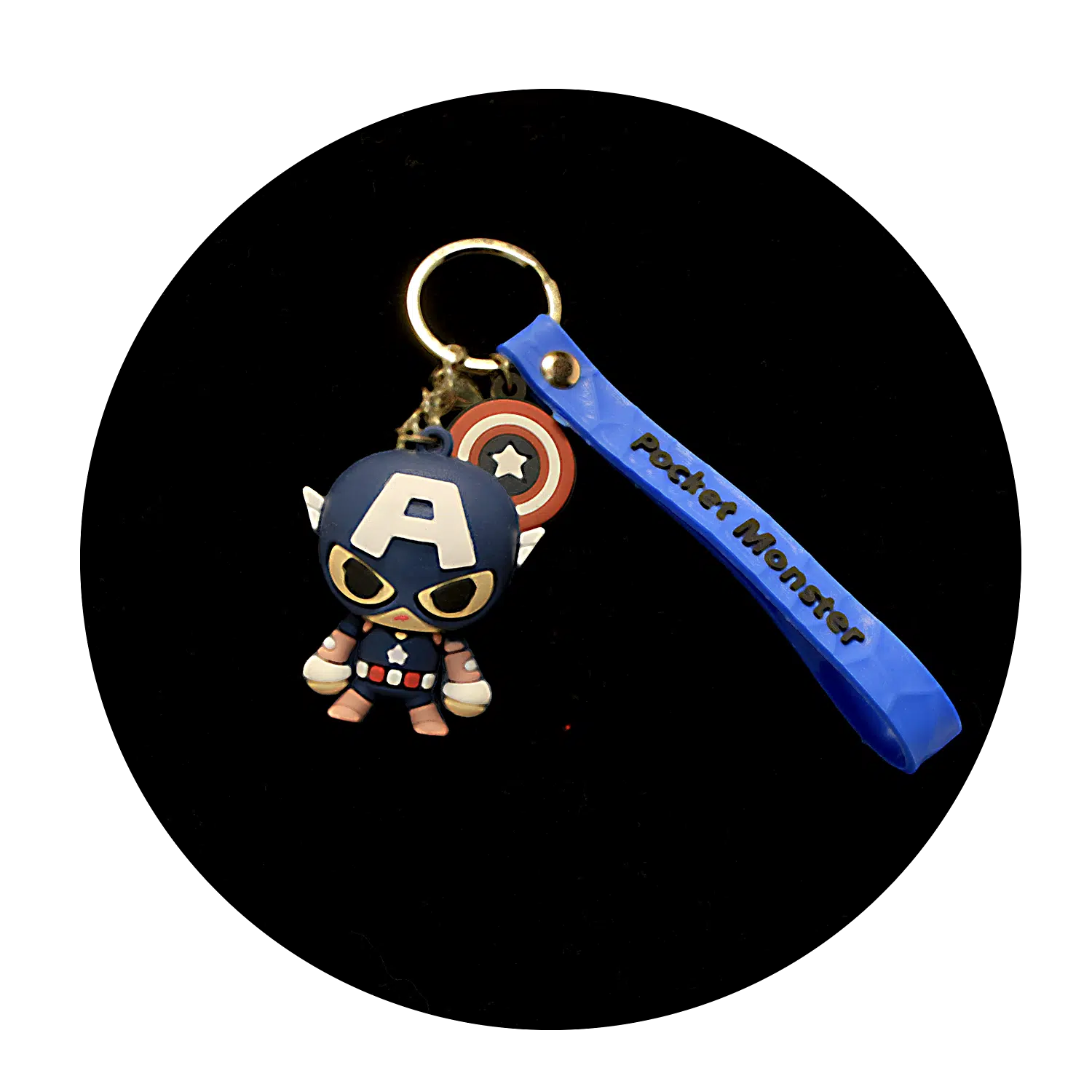 KSB-481 Marvel – Captain America 03 – Keychain With Silicone Band