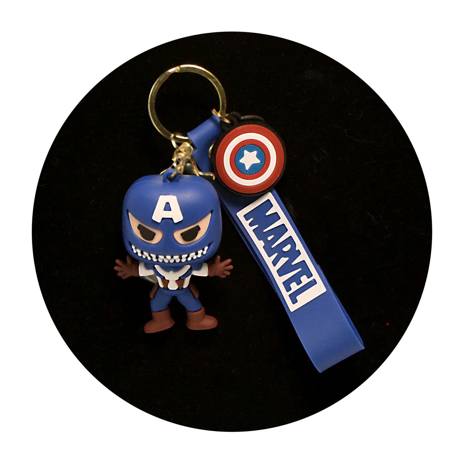 KSB-483 Marvel – Captain America 05 – Keychain With Silicone Band