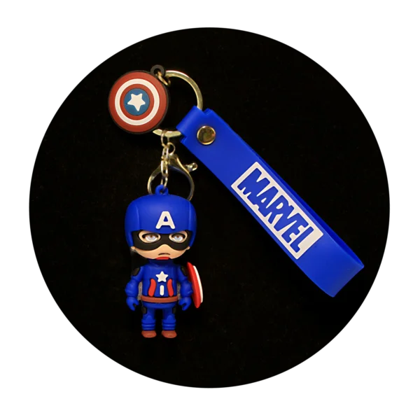 KSB-484 Marvel - Captain America 06 - Keychain With Silicone Band