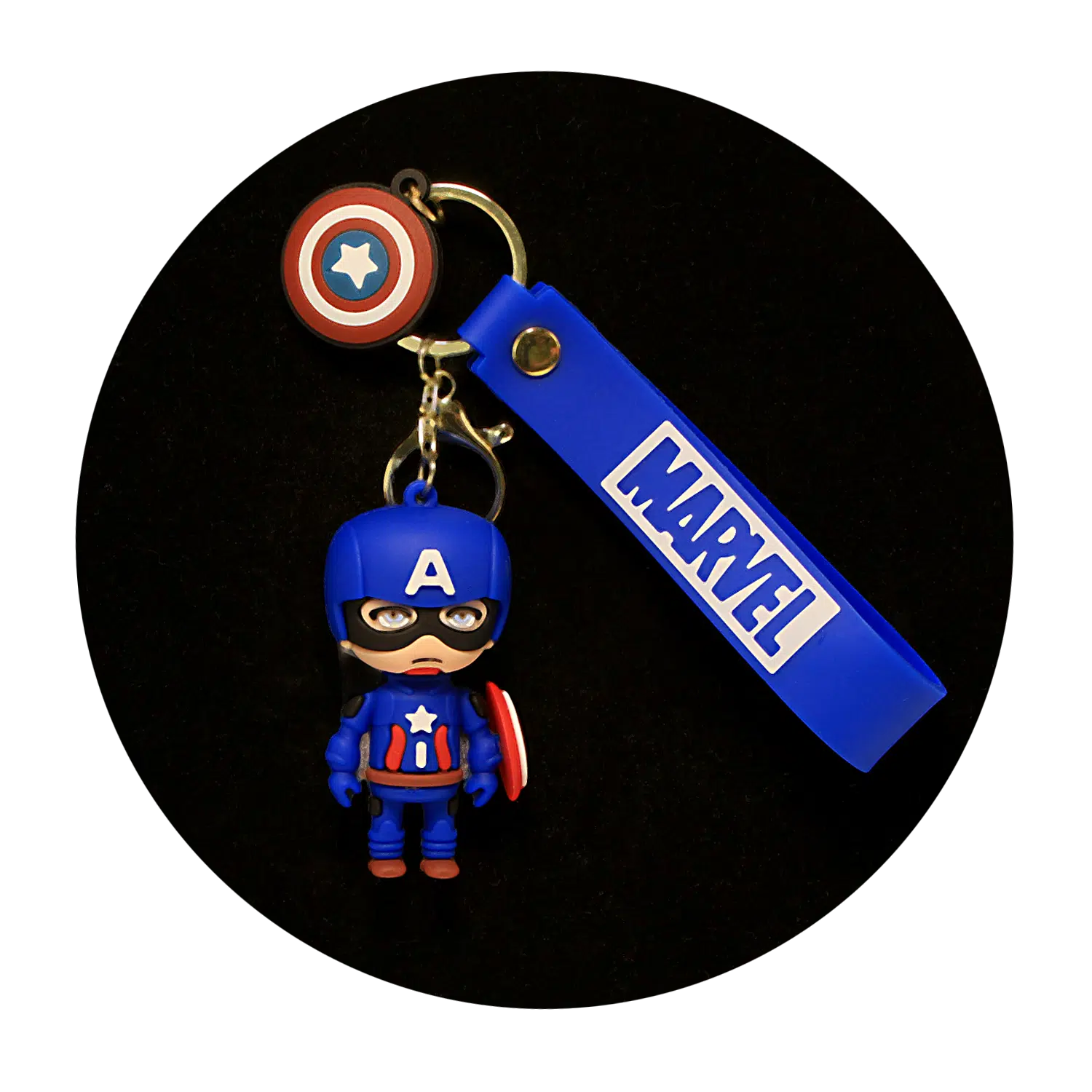 KSB-484 Marvel – Captain America 06 – Keychain With Silicone Band