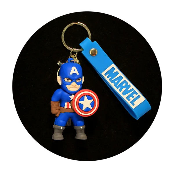 KSB-485 Marvel - Captain America 07 - Keychain With Silicone Band