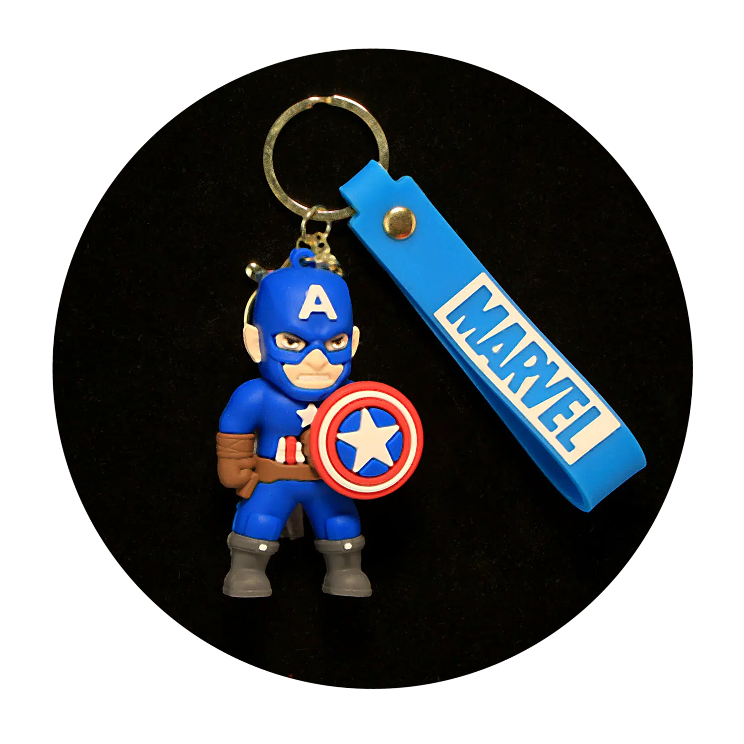 KSB-485 Marvel – Captain America 07 – Keychain With Silicone Band