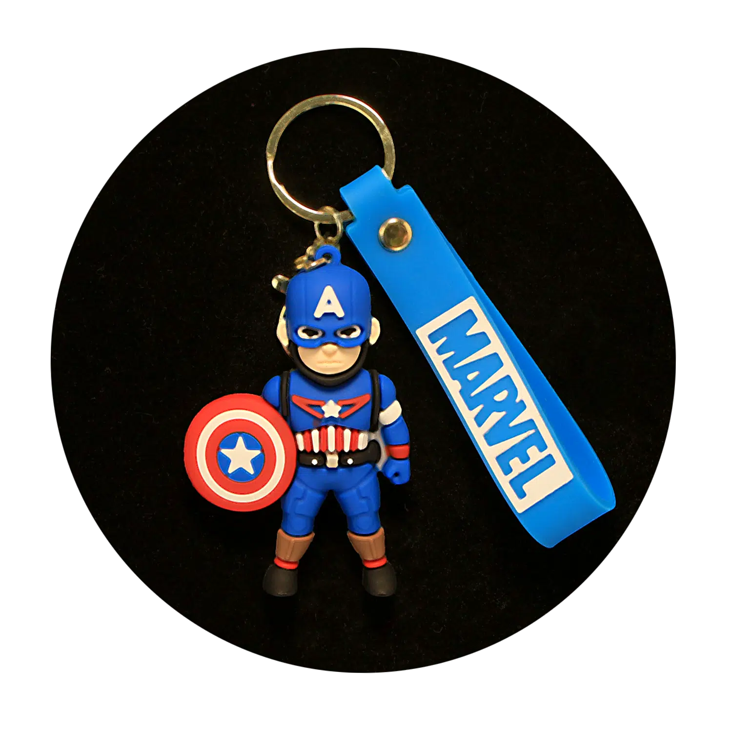 KSB-486 Marvel – Captain America 08 – Keychain With Silicone Band