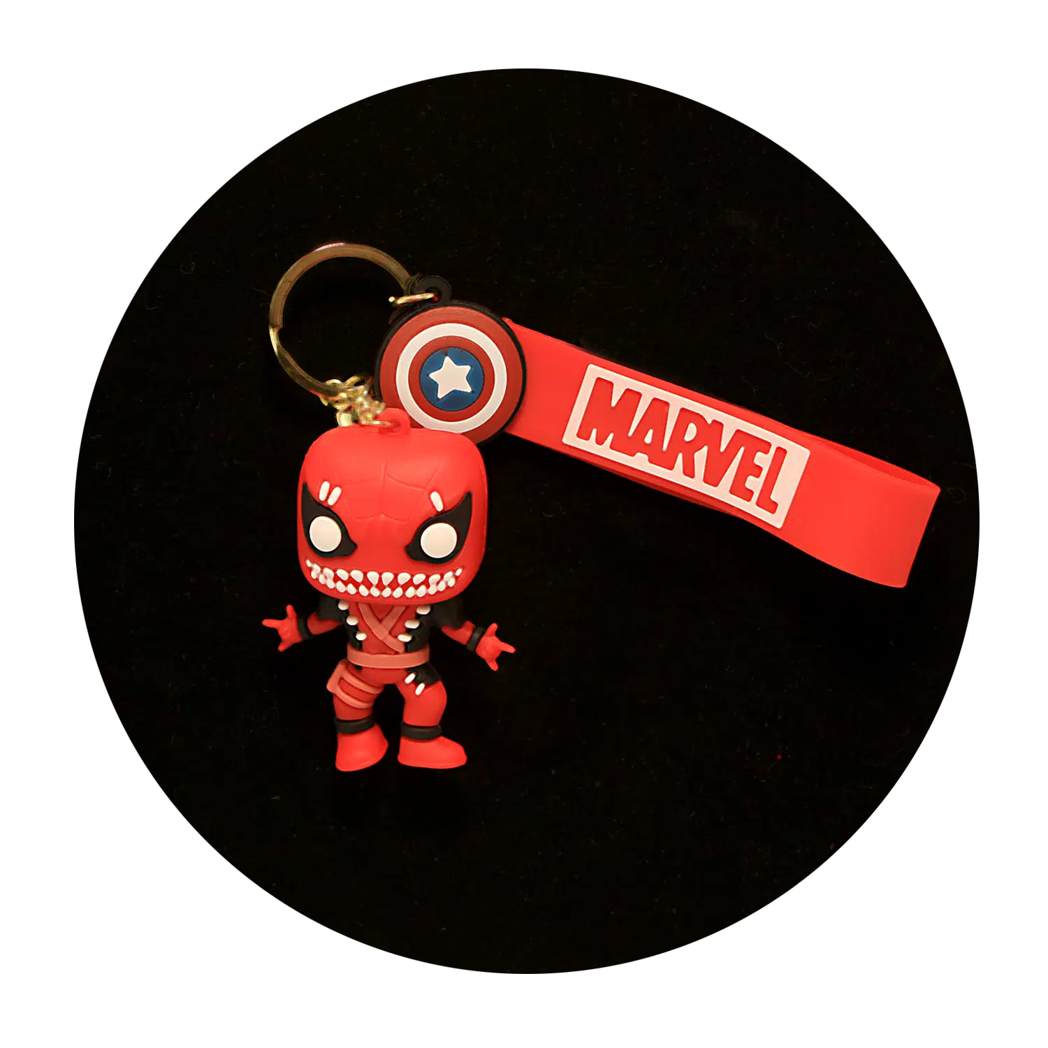 KSB-487 Marvel – DeadPool 01 – Keychain With Silicone Band