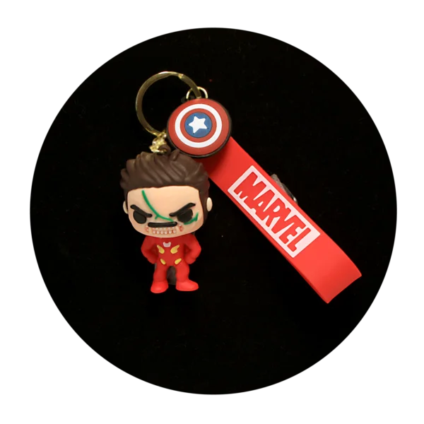 KSB-491 Marvel - Iron Man (Venom Version) - Keychain With Silicone Band
