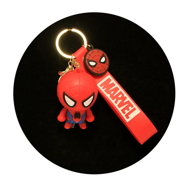 KSB-504 Marvel - Spiderman 09 - Keychain With Silicone Band