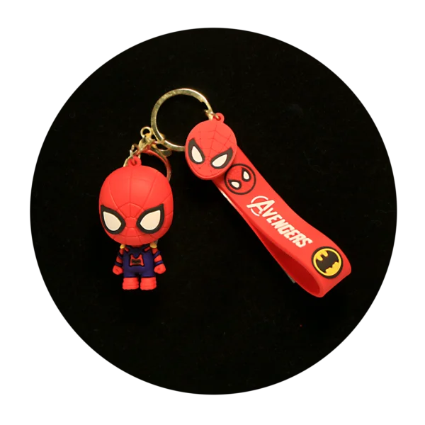 KSB-507 Marvel - Spiderman 12 - Keychain With Silicone Band