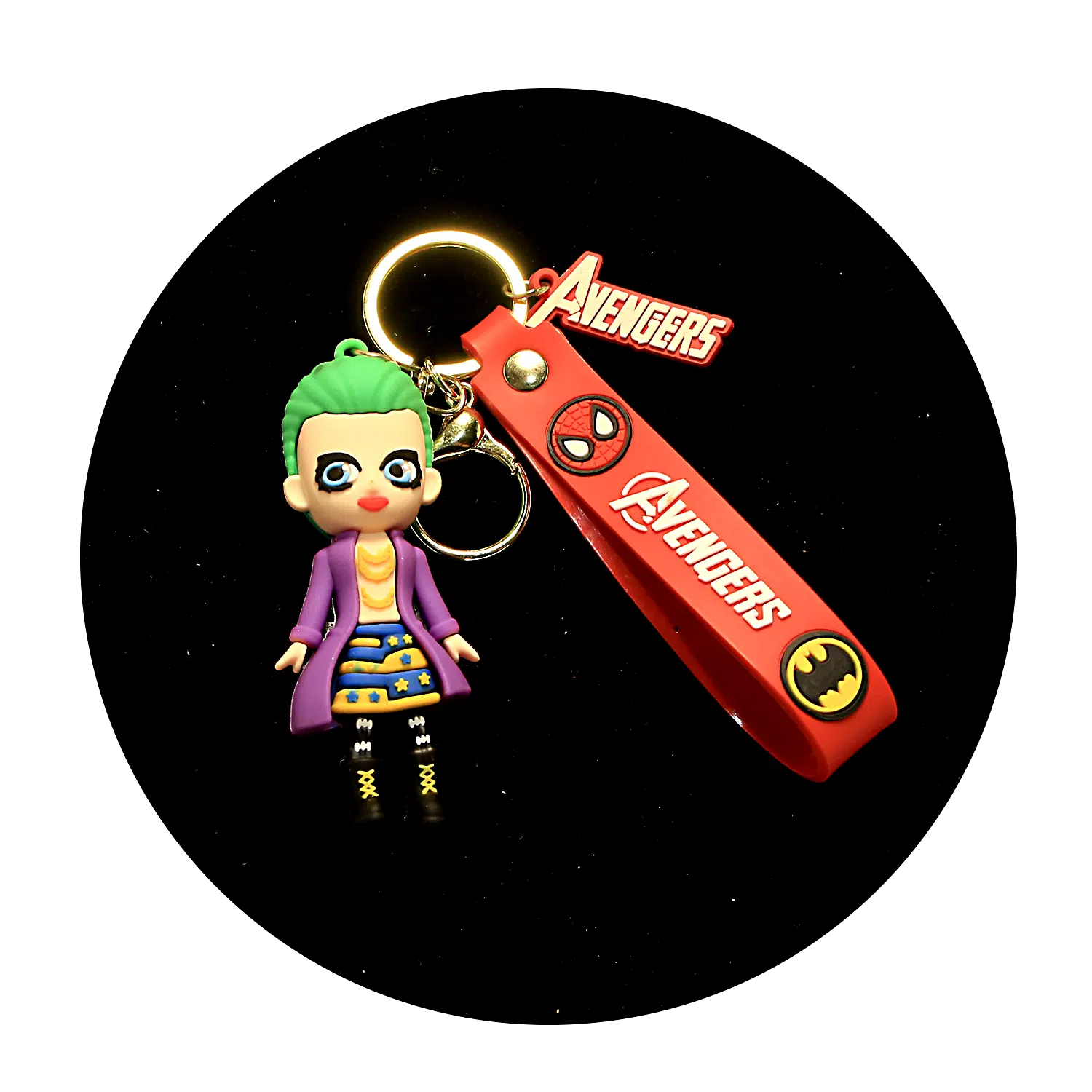 KSB-513 Marvel – Suicide Squad Female Joker – Keychain With Silicone Band