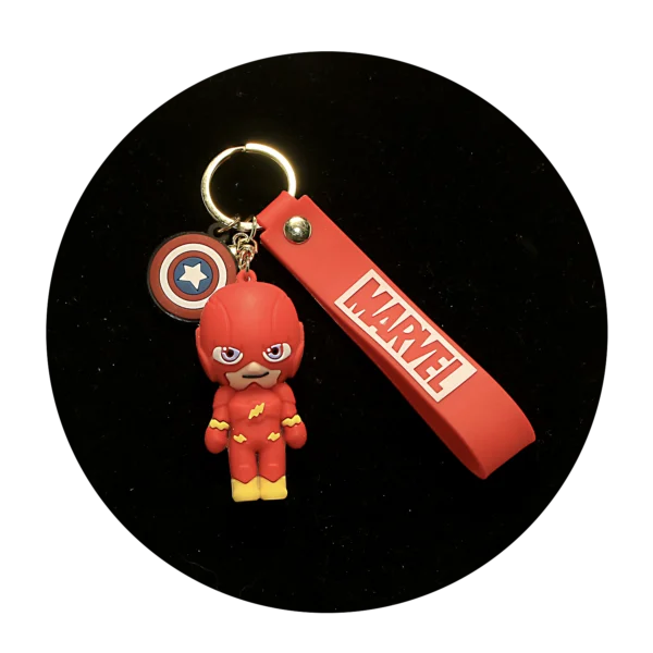 KSB-516 Marvel - The Flash - Keychain With Silicone Band