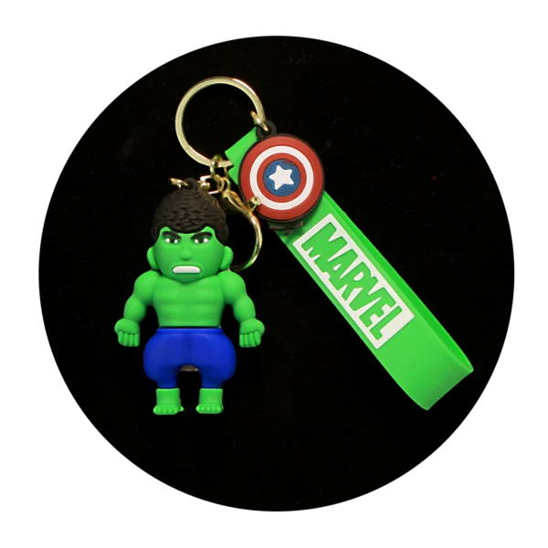 KSB-517 Marvel - The Hulk 01 - Keychain With Silicone Band