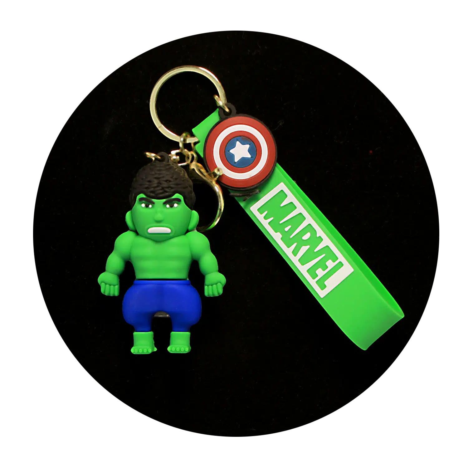 KSB-517 Marvel – The Hulk 01 – Keychain With Silicone Band