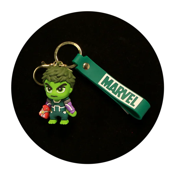 KSB-521 Marvel - The Hulk 05 - Keychain With Silicone Band