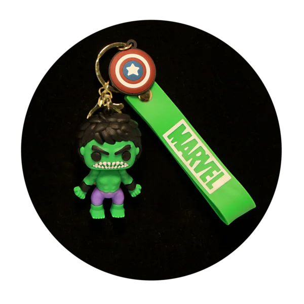 KSB-522 Marvel - The Hulk 06 - Keychain With Silicone Band