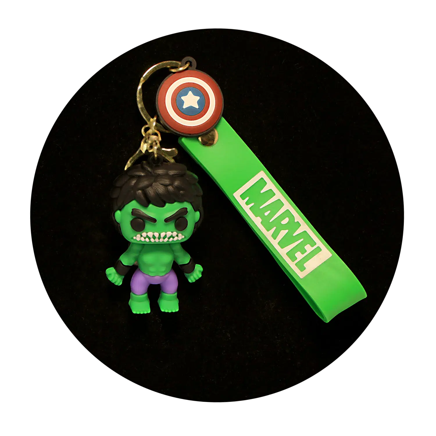 KSB-522 Marvel – The Hulk 06 – Keychain With Silicone Band