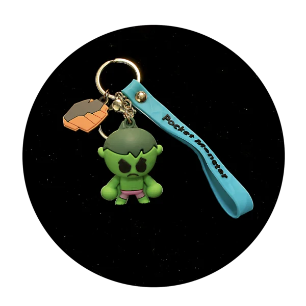 KSB-523 Marvel - The Hulk 07 - Keychain With Silicone Band