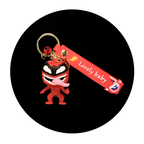 KSB-532 Marvel - Venom Carnage - Keychain With Silicone Band