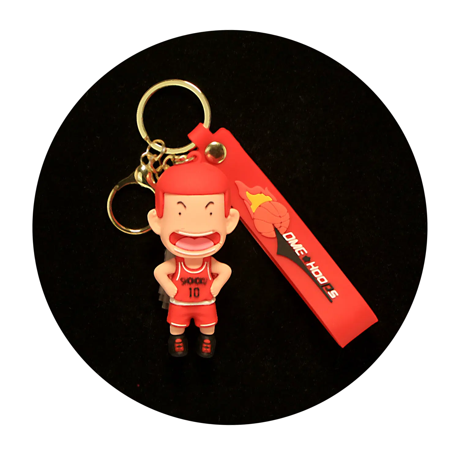 KSB-541 OMC Hoops – Hanamichi Sakuragi – Keychain With Silicone Band