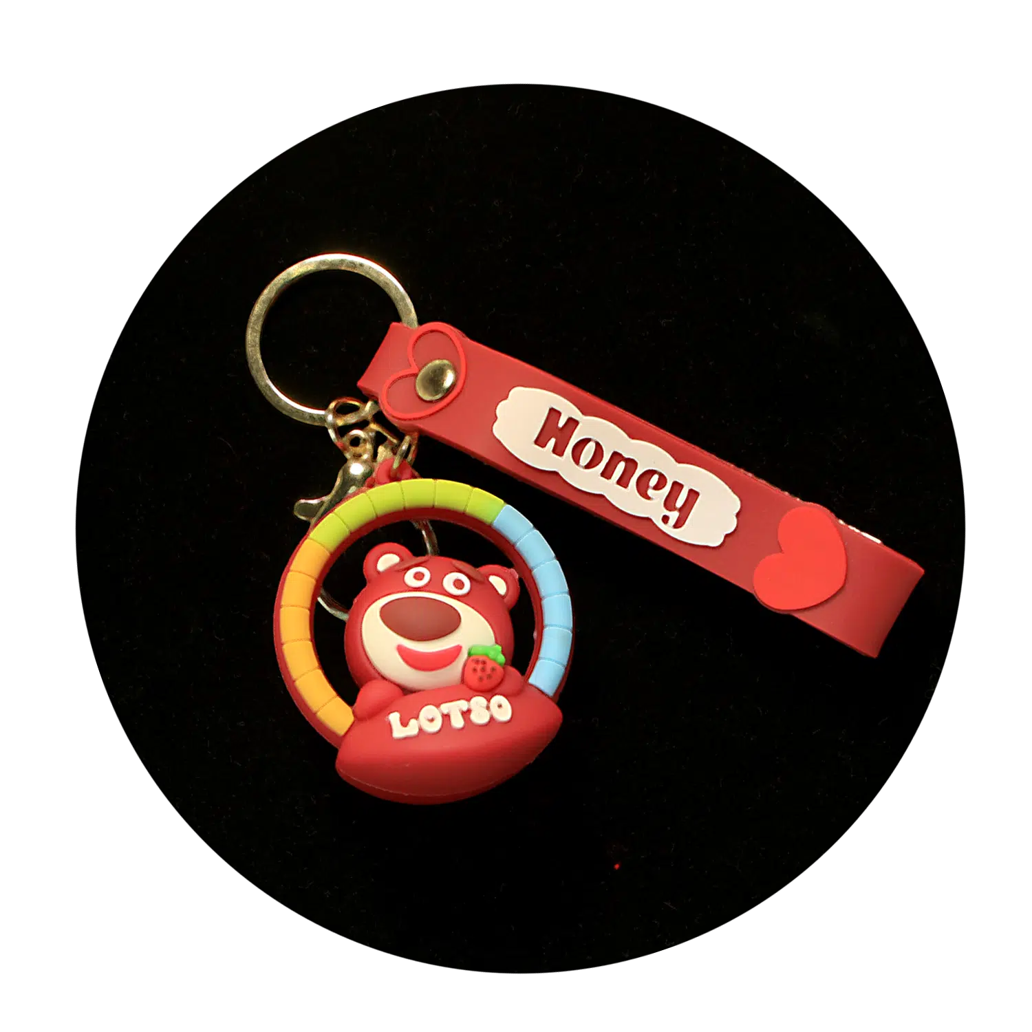 KSB-544 Lotso Bear 01 – Keychain With Silicone Band