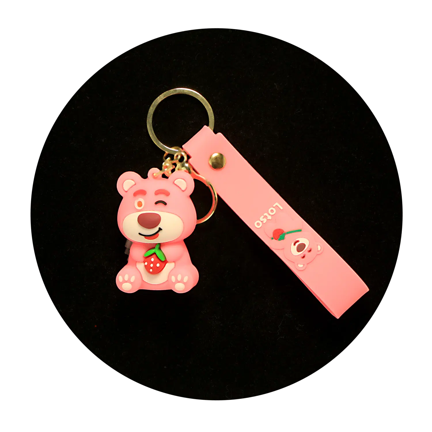 KSB-546 Lotso Bear 03 – Keychain With Silicone Band