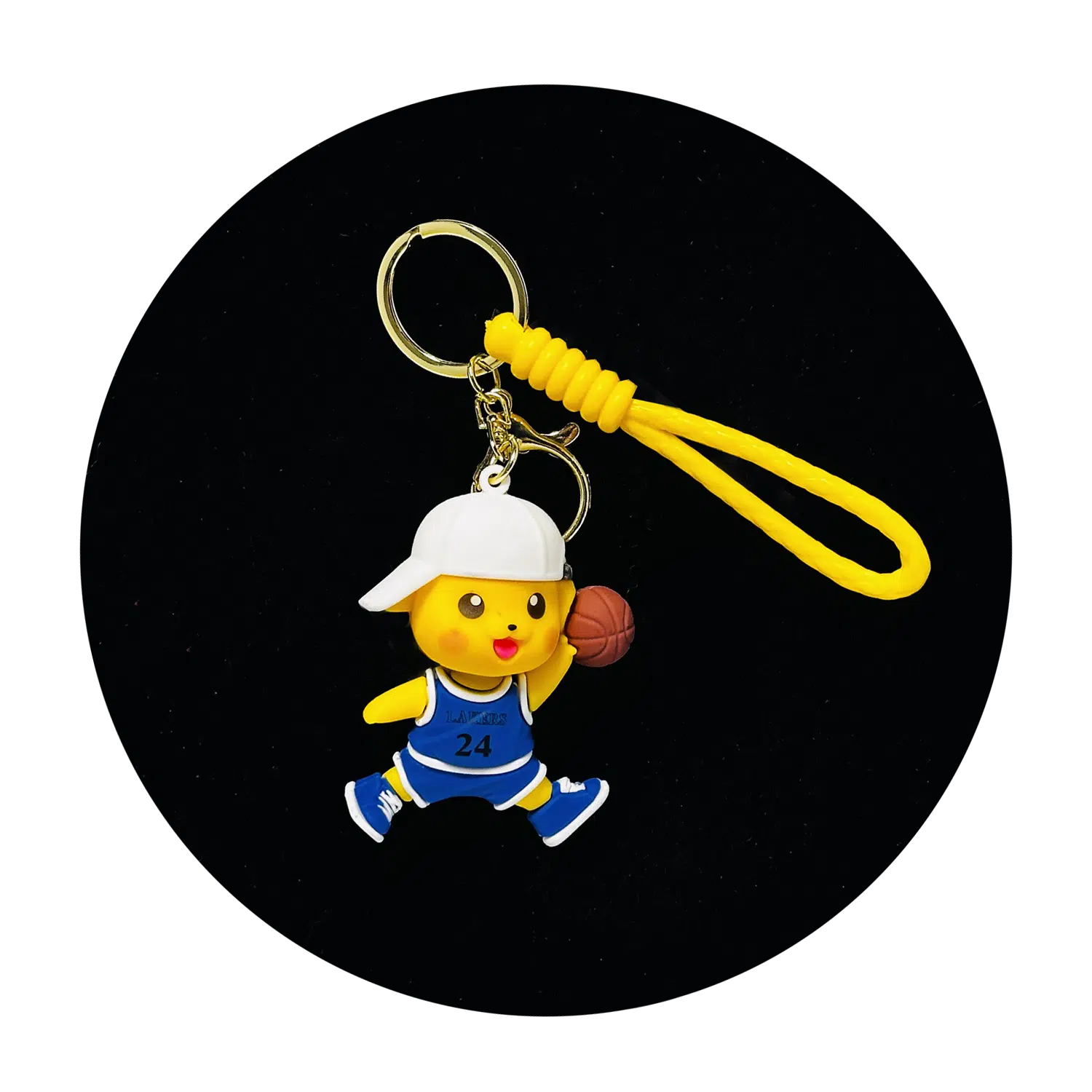 KSB-551 Anime – Pokemon – Pikachu Basketball Keychain