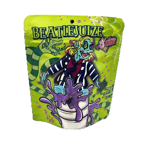 3.5 Gram Mylar Bag – Premium Smell-Proof Flower Packaging - Beatlejuize (50 Count) MB-35G-038
