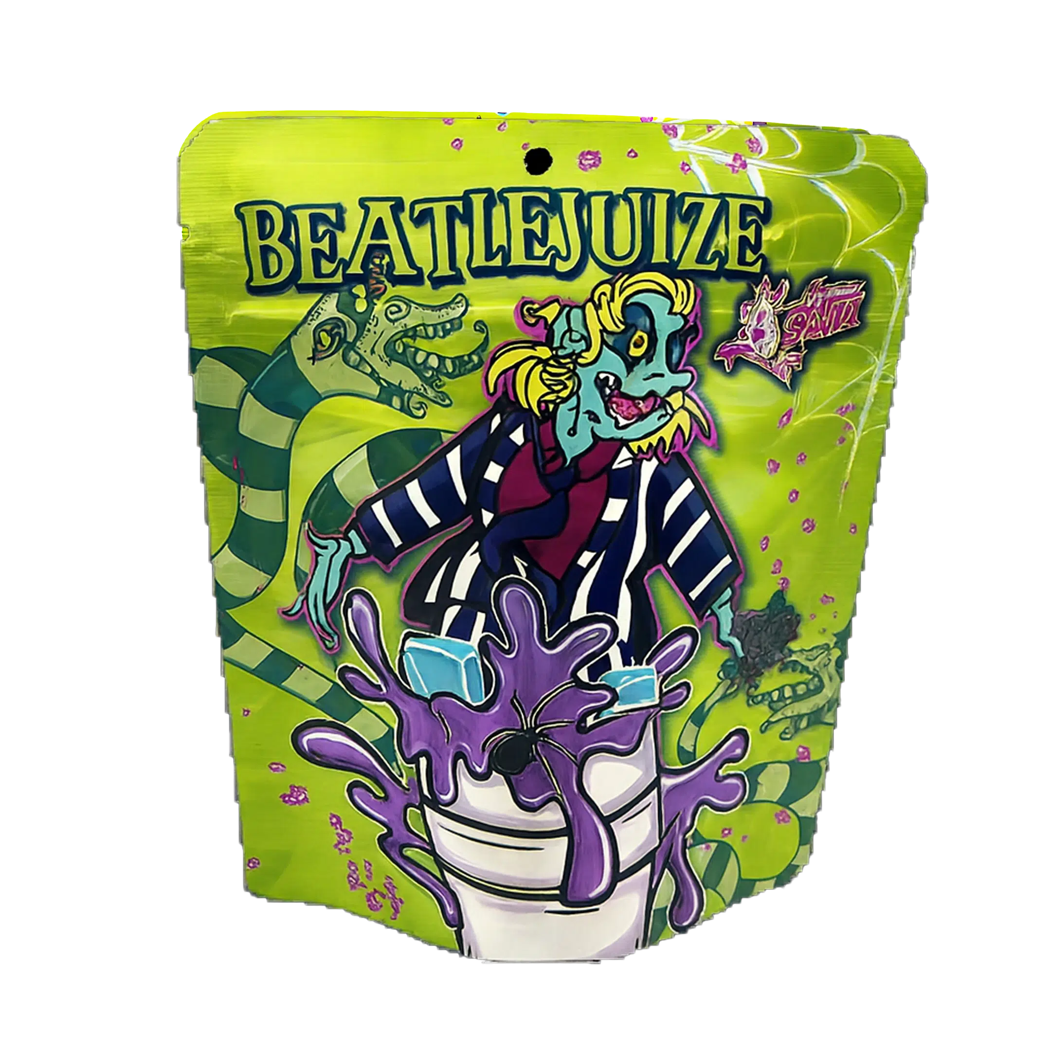 3.5 Gram Mylar Bag – Premium Smell-Proof Flower Packaging – Beatlejuize (50 Count) MB-35G-038