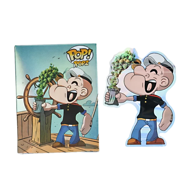 3.5g POP Bag & Box Set (25 Bags + 25 Boxes) Packaging for Premium Flower Presentation - POP Popeye - POP-BNB-003
