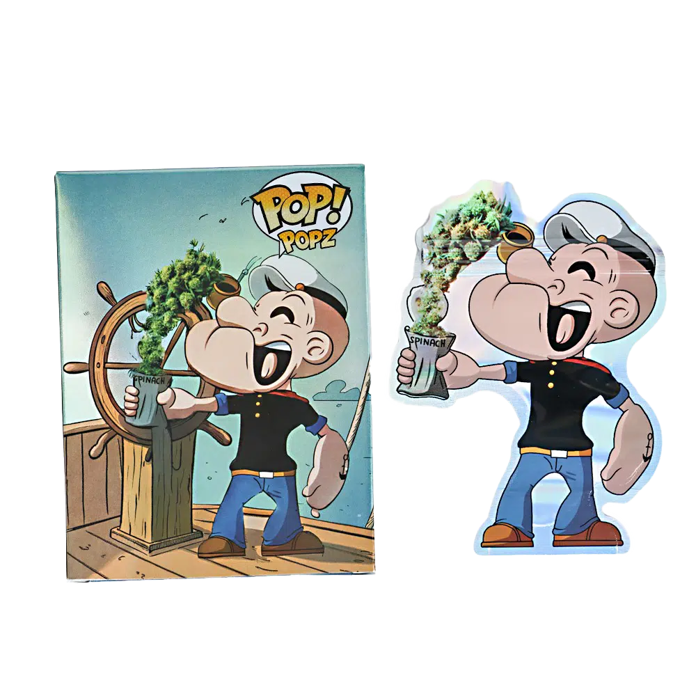 3.5g POP Bag & Box Set (25 Bags + 25 Boxes) Packaging for Premium Flower Presentation – POP Popeye – POP-BNB-003