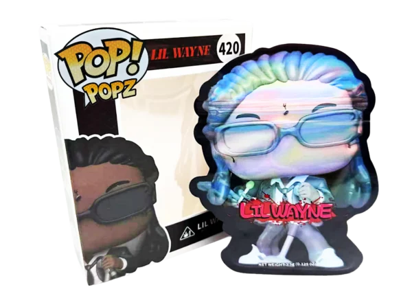 3.5g POP Bag & Box Set (25 Bags + 25 Boxes) Packaging for Premium Flower Presentation - POP Lil Wayne 420 - POP-BNB-007