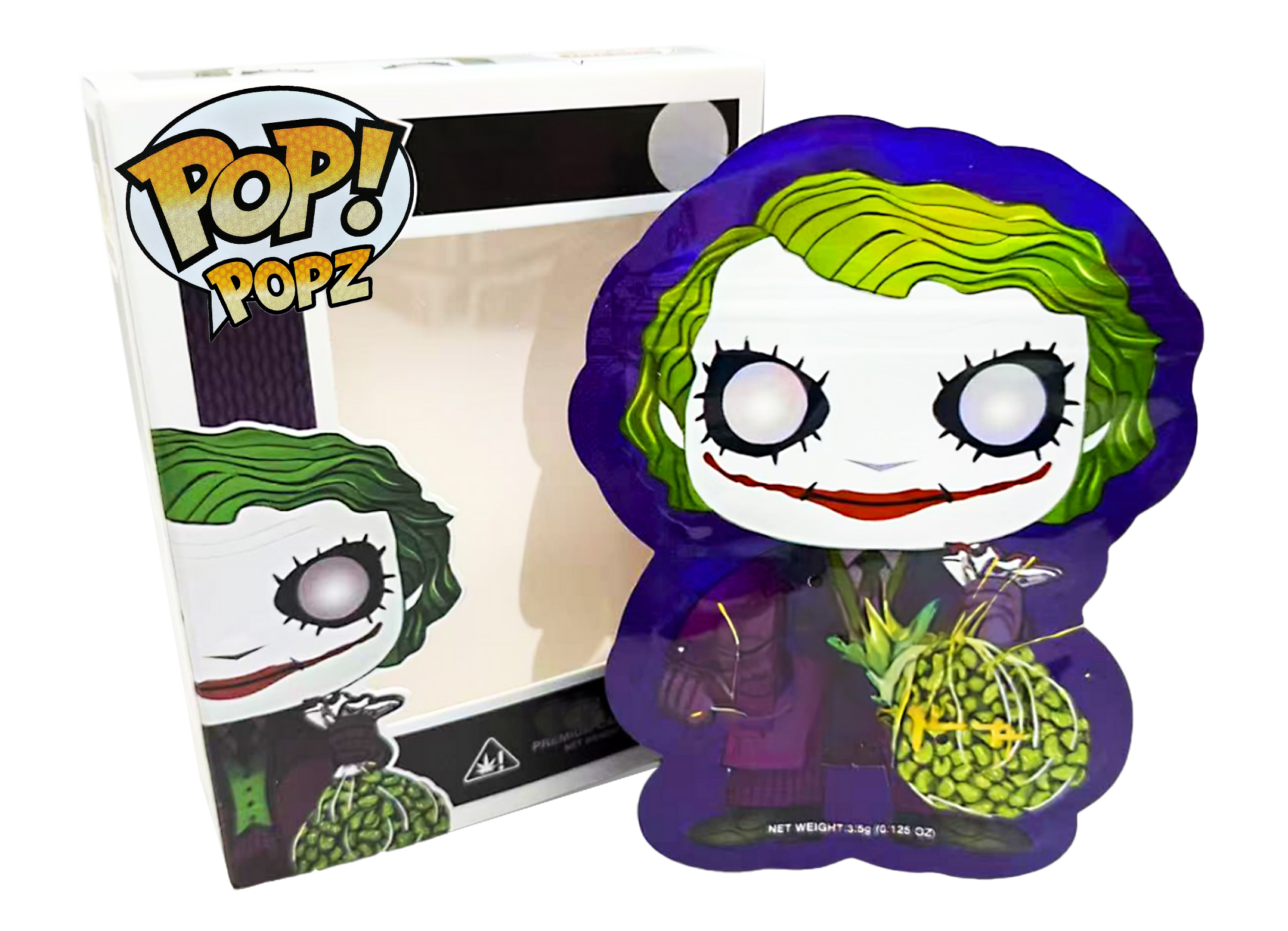 3.5g POP Bag & Box Set (25 Bags + 25 Boxes) Packaging for Premium  Presentation  – POP-BNB-011