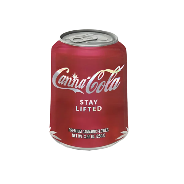 3.5g Shaped Mylar Bag – Premium Smell-Proof Flower Packaging - Canna Cola (50 Count) SCSMB-35-007