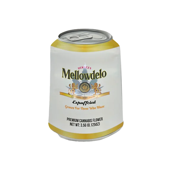 3.5g Shaped Mylar Bag – Premium Smell-Proof Flower Packaging - Mellowdelo (50 Count) SCSMB-35-009