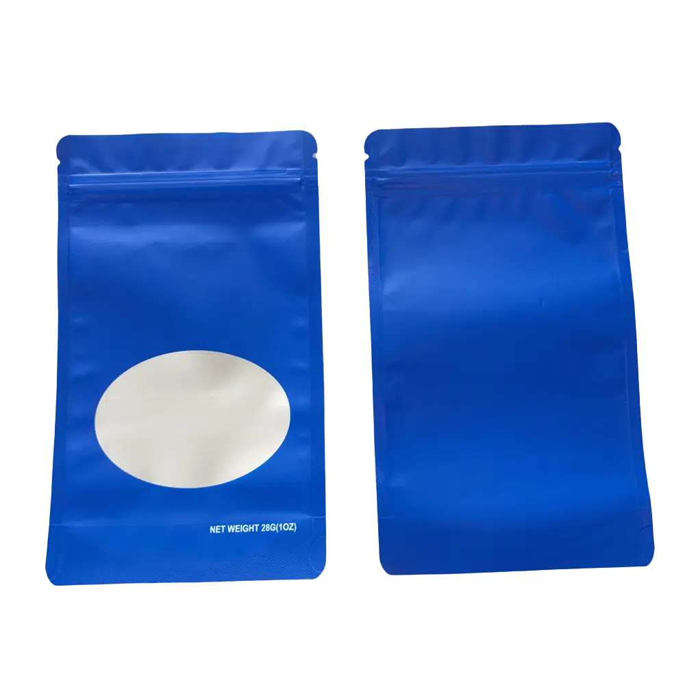28 Gram Mylar Bag –Premium Smell-Proof Flower Packaging – Royal Blue Solid Color (50 Count) SMBW-28G-002