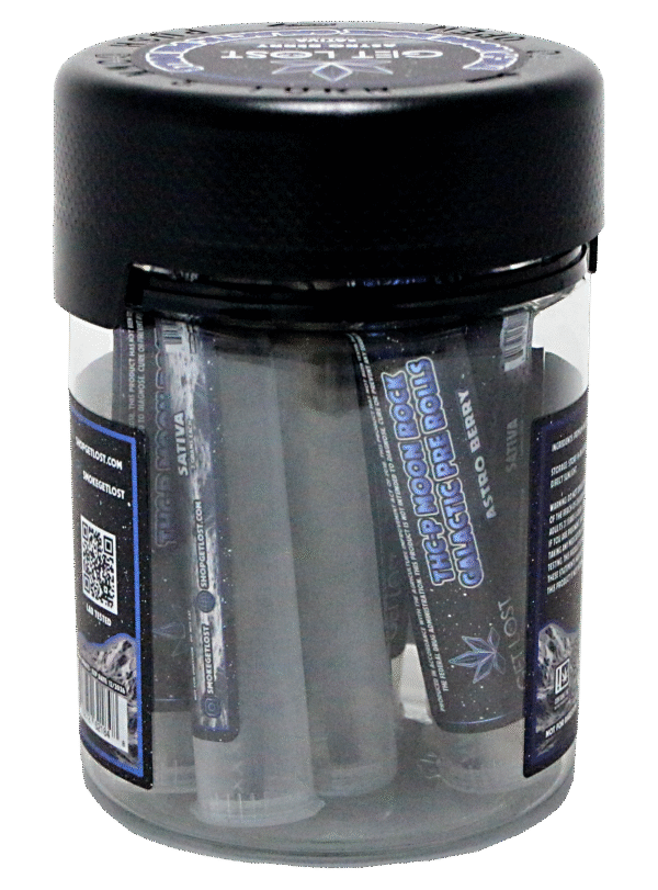 THCPMR-AB-003 - THCP Moon Rock Galactic Pre Roll Jar (Astro Berry) Sativa (10 Count) - Image 3