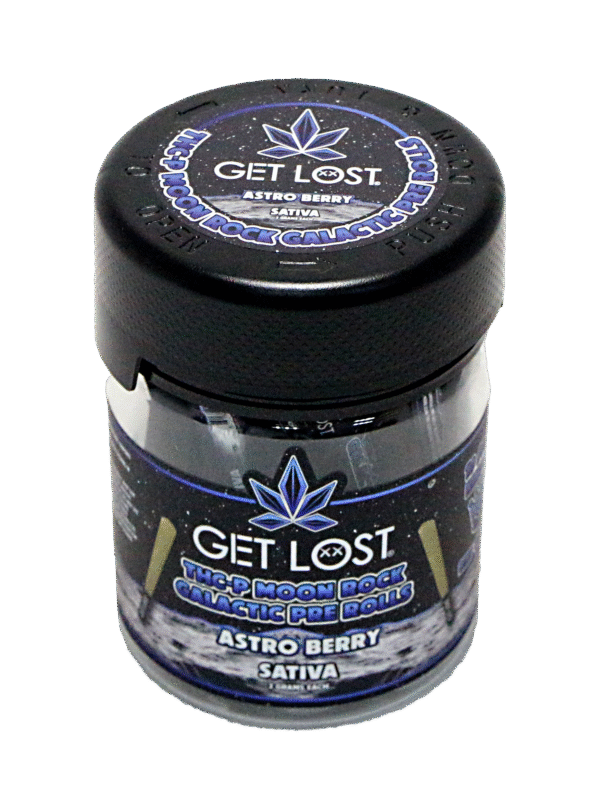 THCPMR-AB-003 - THCP Moon Rock Galactic Pre Roll Jar (Astro Berry) Sativa (10 Count)