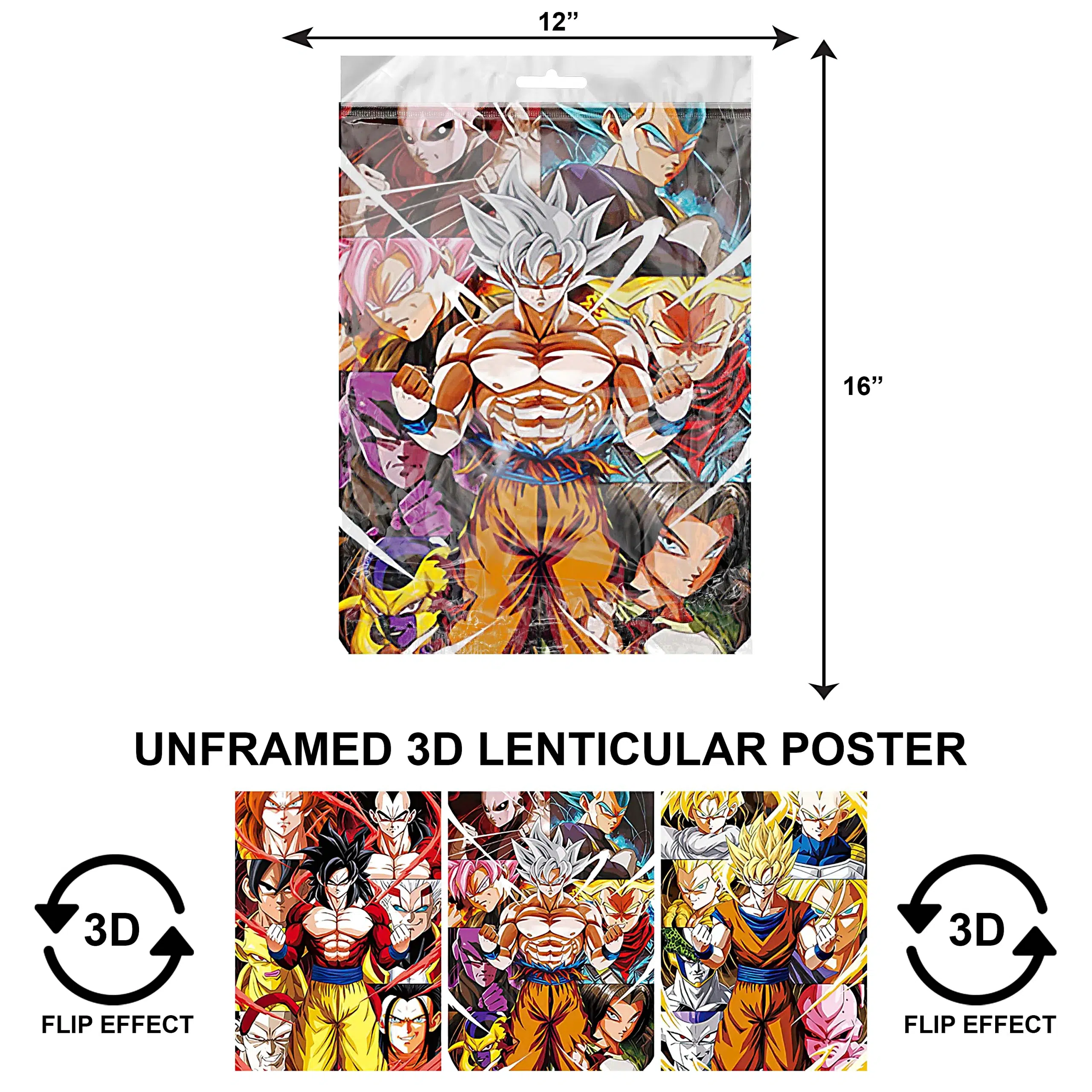 3DPNF-010 Anime – Naruto’s Gang UnFramed Poster