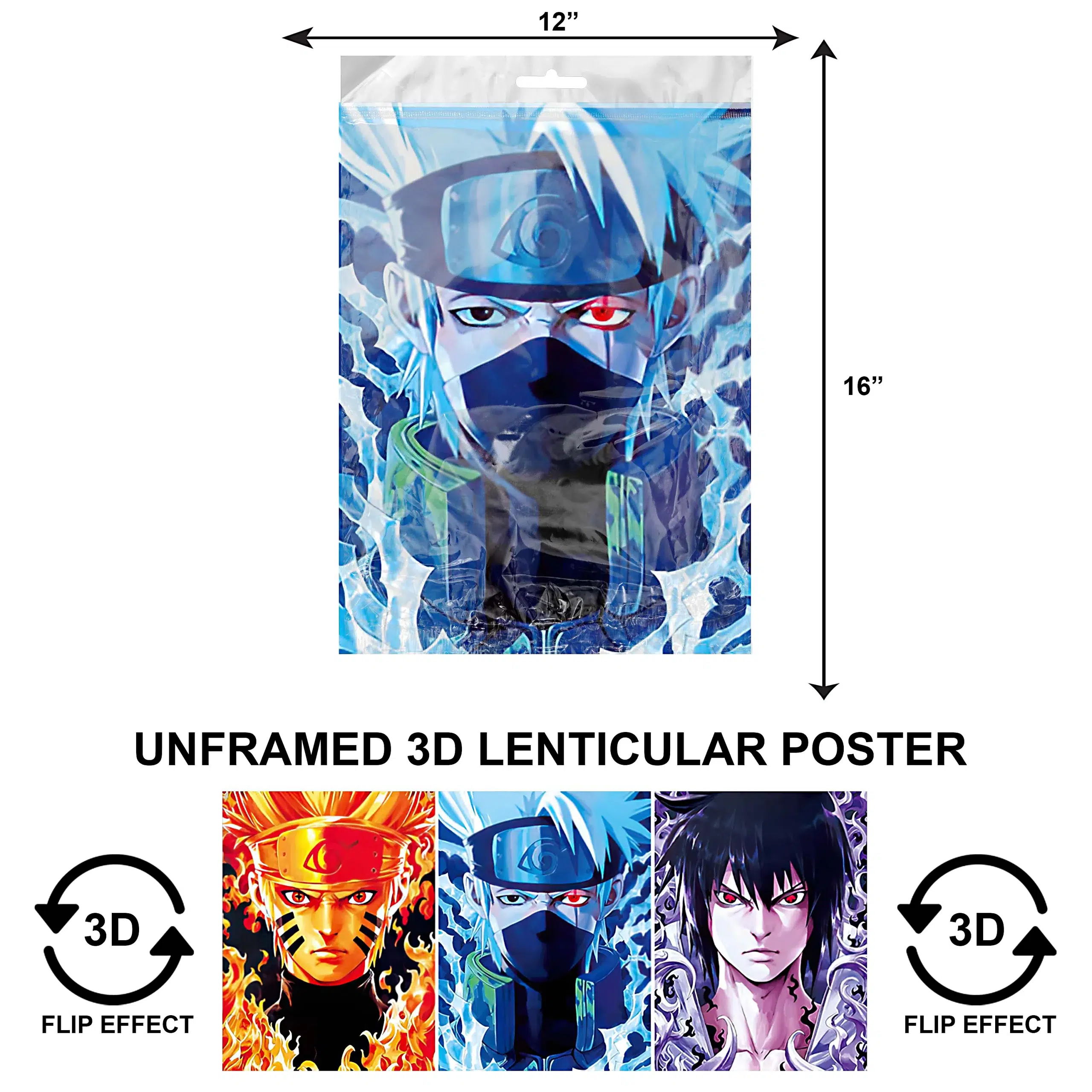 3DPNF-049 Anime – Naruto UnFramed Poster