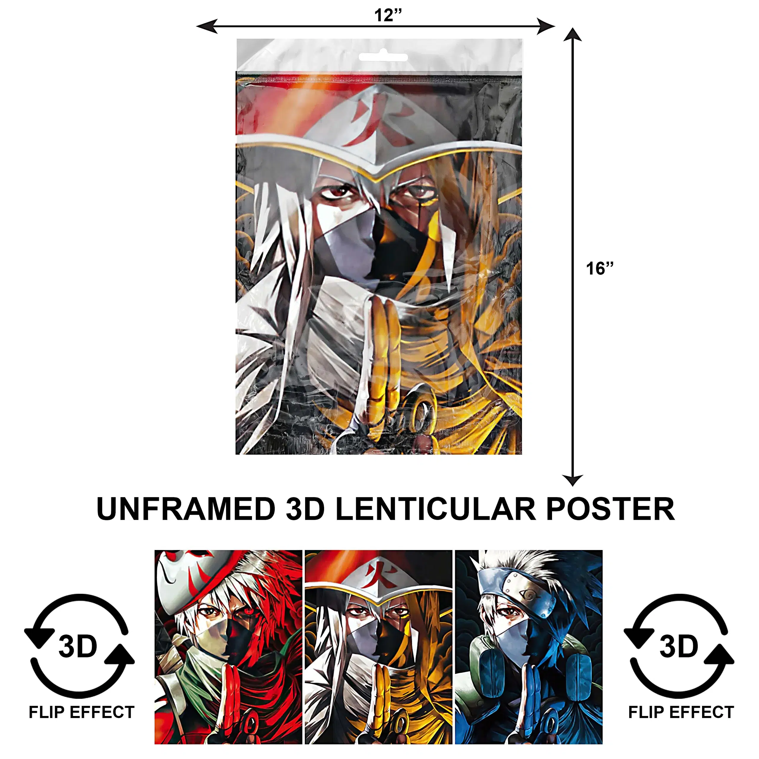 3DPNF-068 Anime – Naruto Ninja Spy UnFramed Poster